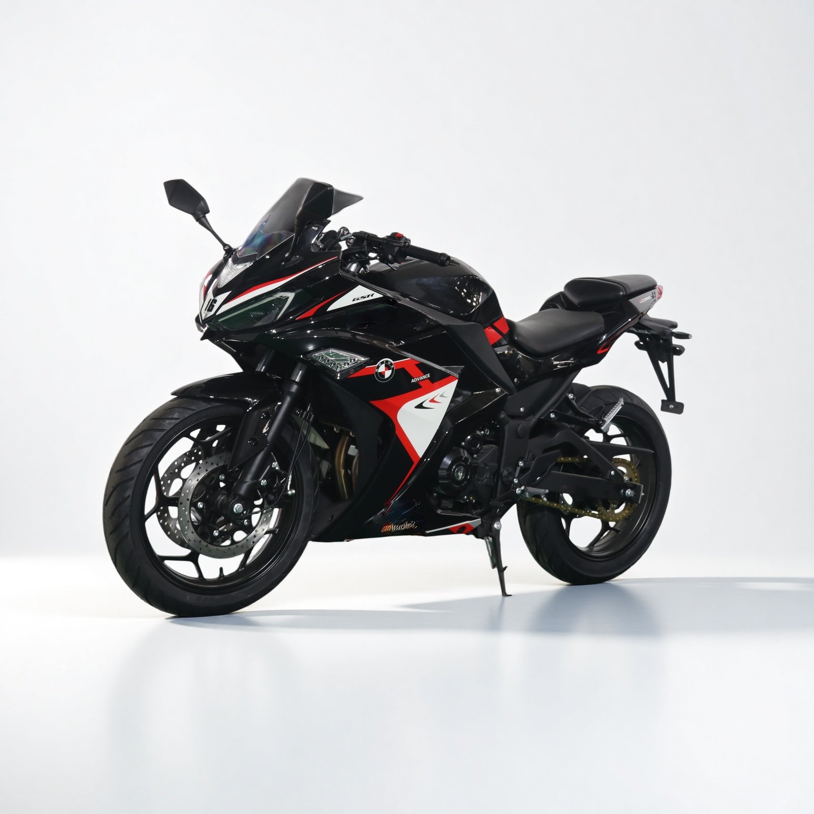 V6 250cc Sports Bike (BLACK)